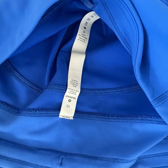 LULULEMON INVIGORATE HIGH-RISH TIGHT - SIZE 10 - CERULEAN BLUE 25" - Picture 4 of 5